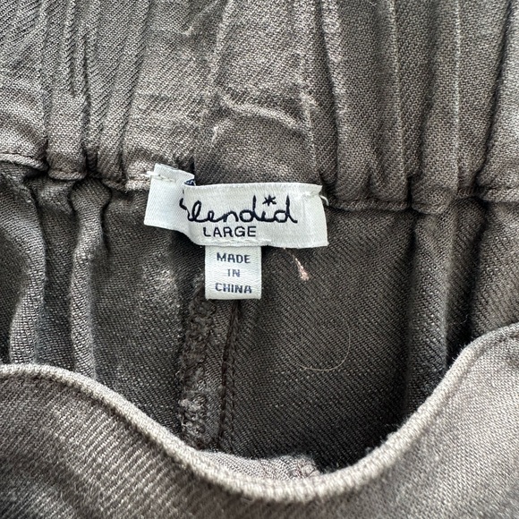 Splendid gray/taupe Wide-Leg Pants, size large - Picture 12 of 14